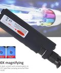 Fiber Optic Microscope 400X Portable Monocular High Accuracy Inspection Tool with LED for cable and surface checks