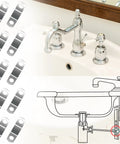 10 Pack Pop Up Clevis Clips For Toilet Tank Repair Durable Replacement Hardware Compatible With 34807 Easy Install DIY Fix It Kit Spare Clips Included For Quick Fixes And Future Needs Budget Friendly For DIYers, stainless steel clips
