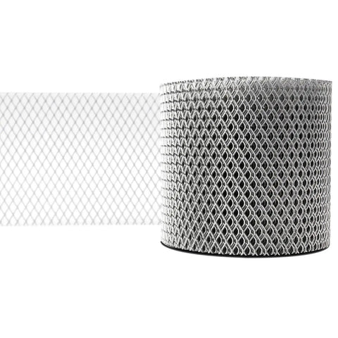 Thickened Aluminum Gutter Guard Roll, Heavy Duty Leaf Filter Shield for 5 Inch Gutters, 21 Feet, mesh detail