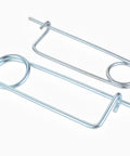 Heavy Duty Steel Brooch Shape Cotter Pins Set Quick Lock Safety Pins Locking Fasteners For Farm Lawn Garden And Hitch Applications 8 Pack 2x45x16mm Zinc Plated Tempered Alloy Steel