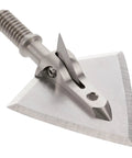 Deep Cuts Broadhead 100 Grain For Bowhunting, 1-1/16 Inch Cutting Diameter, Stainless Steel One Piece Construction close-up view