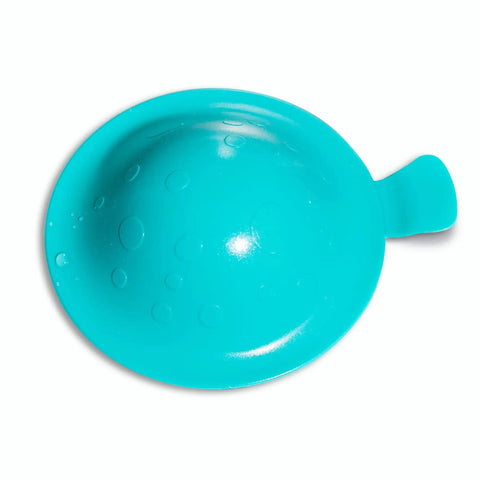 Universal Drain Stopper Plug Cover For Bathtub, Bathroom Sink, And Kitchen Drains, Aqua Finish, top view