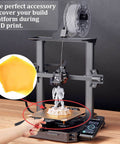 3D printer with focus on 15 Sheets High Temperature Polyimide Film Sticker Set 6.3 X 6.3 Inches 0.05 mm Thick Kapton Tape Gold
