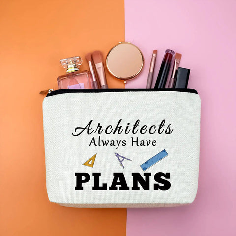 Dope Makeup Bag For Architects And Architecture Lovers Graduation Gift For Women Engineers And Mentors, tools visible