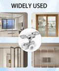 Sliding Door Rollers Replacement Kit For Three Quarter Inch Pocket Doors And Johnson Wheels, product uses depicted