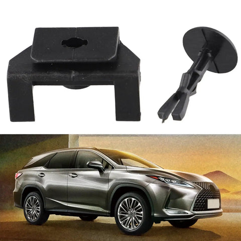10 Pack Front Bumper Clip Kit For Camry And Corolla, OEM 53879-58010 Replacement Pins And Clips, black plastic bumper fastener set