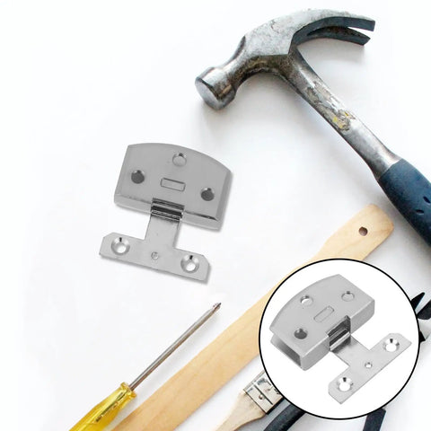 Beefed Up Heavy Duty Glass Door Hinges Pivot Hinge Set Stainless Steel 2 Pack For Quick Mounting Strong Load Bearing Cabinet And Bathroom Mirror Doors Ideal For Residential And Commercial Use installed with tools