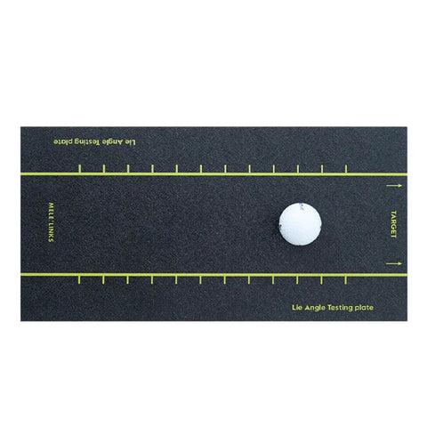 Golf Club Lie Angle Board Swing Angles Practice Tool Easy Read Gauge For All Levels Portable PP Material 15.75x7.87 Inch