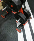 Diamond Plate Rubber Flooring Roll 3 mm Thick 4 Ft By 2 Ft Black Durable Industrial Grippy Floor Mat under gym equipment