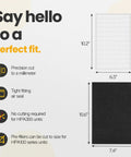 Beef Up Your Air Purifier With This HEPA Filter Replacement HRF-ARVP100 Bundle measurements for HPA100 series filters