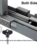 Lock Up Your Spot Tight With These Heavy Duty Black Window Locks 4 Pack showing installation on sliding door track with keys.