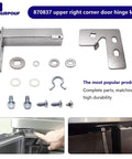 Refrigerator Top Right Door Hinge Kit Replacement Part For Fixing Doors That Will Not Close, Sagging Doors, Easy Install