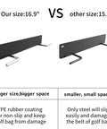 Comparison of 2 Pack Golf Bag Wall Mount Rack For Garage Heavy Duty Golf Storage Organizer and a smaller version