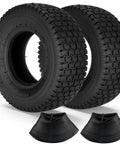 13x5.00-6 Tires And Inner Tubes 4 Pack Set TR 13 Straight Valve Stem for Lawn Mowers, Yard Tractors, Heavy Duty Use