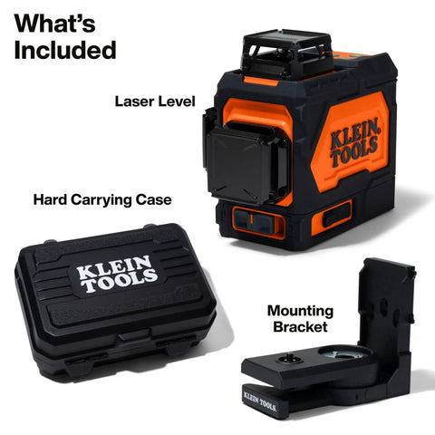 Self Leveling Laser Level With 3x360 Degree Green Beams Rechargeable Battery Magnetic Mount And Compact Rugged Design For Fast Accurate Interior And Exterior Layouts On Any Jobsite. kit with hard case and mounting bracket