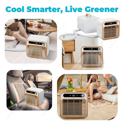 Super Chill ALsup Split Personal Unit With Handle And Quiet Cooling Power. Delivers 5000 Btu Performance For Rv Van Camper Buildouts.