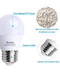 Fridge LED Light Bulb 4W 40W Equivalent, IP54 waterproof bulb for Frigidaire, 120V E26 base, A15 appliance bulb with PC cover, 5000K