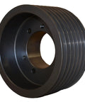 Rock Solid High Capacity Qd Bushing Sheave With Seven Grooves For 5V Belt Drives Built Tough For Heavy Duty Industrial Power Transmission.