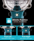Beast 21V Brushless Cordless Rivet Gun Kit with operation modes and locking switch detail