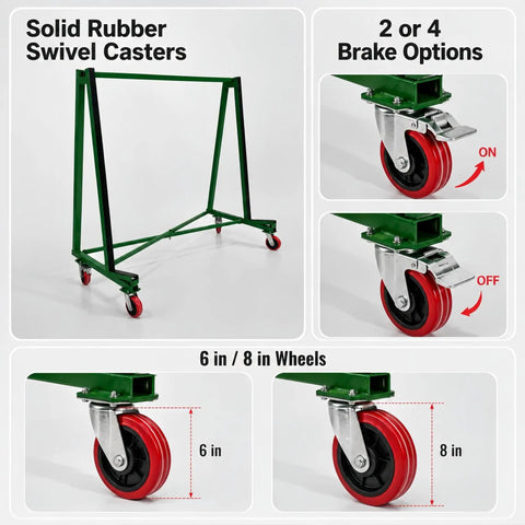 Detachable Drywall Cart And Foldable A Frame Dolly For Hauling Glass Granite And Big Sheetrock Panels With No Drama Quick Snap Assembly Heavy Duty Workhorse Rig That Breaks Down Tight For Your Pickup Bed To Keep The Shop Floor Spotless