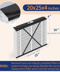 210 Replacement Filter For AprilAire Whole House Air Purifier Models 1210 1620 2210 2216 3210 4200 MERV 11 20x25x4 Two Pack