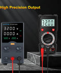Pro Grade Adjustable DC Power Supply 30V 10A With Precision Encoder Knob 4 Digit LED Display USB Fast Charge Real Time Output Readout
