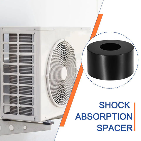 Hardcore Neoprene Rubber Spacers Anti Vibration Isolation Pads Bushing Washers For HVAC And Street Cars 15Mm Inner Diameter 35Mm Outer Diameter 20Mm Thick Zero Hassle Workshop Winners Pack Of 4 on HVAC unit.