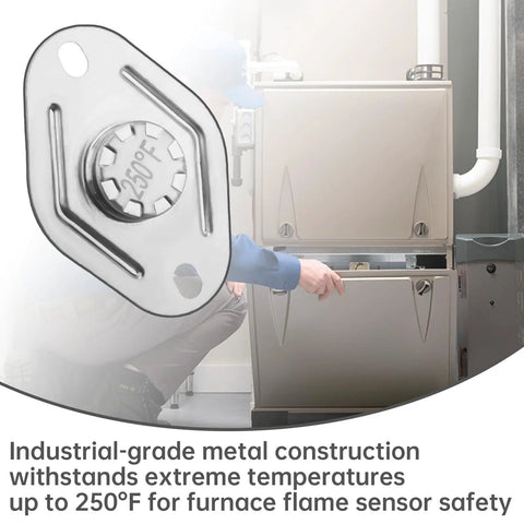Direct Replacement Furnace Limit Switch Rollout Safety L250F For HH18HA452 in industrial-grade metal for HVAC systems