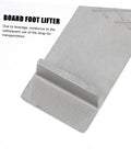 Professional Grade Heavy Duty Aluminum Alloy Furniture Lifter Tool Kit Featuring Anti Slip Leverage For Effortless Drywall Moving Window Setup With Super Slick Relocations - close-up view of board foot lifter.