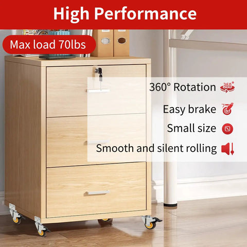 Rock Solid Side Mount Caster Wheels With Brake Set Of Four One Inch L Shaped Swivel Casters For Furniture Tables Carts Smooth Rollin Thirty Six Degree Spin Up To Seventy Pounds on small cabinet.