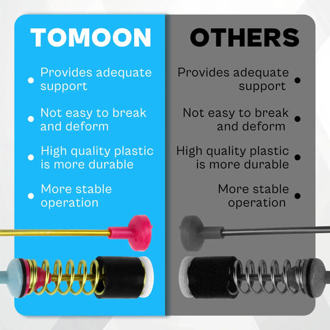 Comparison of TOMOON Suspension Rods Replacement Kit vs Others for Top Load Washer Models WA50R5200AW US WA45N3050AW A4 WA45T3200AW A4