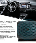 External Speaker For Two Way Car CB Radio, Beefed-Up Amplified Mobile Ham Speaker With Boss Stereo Sound, dashboard view