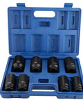 Beefy Deep Impact Socket Set 8 Piece 3 4 Inch Drive Steel Construction 24mm To 38mm High Strength Pro Grade Tool Kit in case