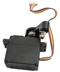 Digital RC Servo Steering Engine PX9200-21, 2.2Kg Torque, front view of black servo unit with wiring visible