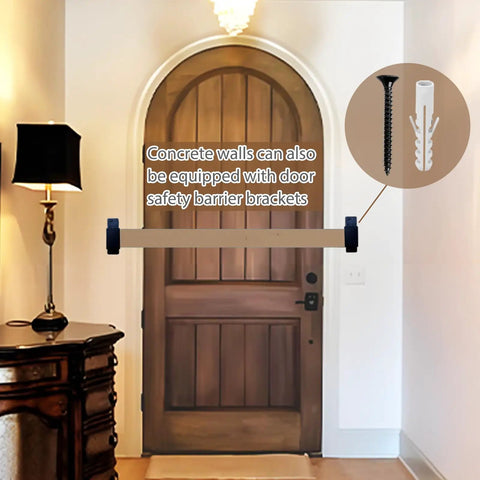 2x4 Door Barricade U Bracket Kit Beefy Built Door Security Bar U Shaped Reinforcement Brackets For Garage Doors Barns Sheds And Gardens Black Finish 2 Pack Rust Proof Powder Coated