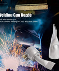 Top Tier 2 Pack Flat Welding Nozzle Tips For Hot Air Gun Stainless Steel Wide Nozzles 20mm Small And 40mm Large Soldering Accessory durable design for welding.