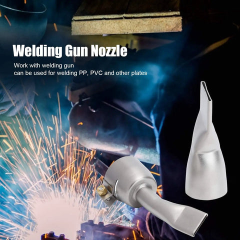 Top Tier 2 Pack Flat Welding Nozzle Tips For Hot Air Gun Stainless Steel Wide Nozzles 20mm Small And 40mm Large Soldering Accessory durable design for welding.