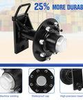 Heavy Duty Shipping Container Wheels 8x6.5 Lug With Bombproof 8000 Lb Capacity Cold Rolled Steel Casters featuring durable wheel assembly.