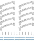 Crystal Drawer Pulls 10 Pack Modern Bridge Design Rhinestone Handles For Kitchen Cabinets and Bedroom Furniture zinc alloy 96mm