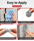 Instructions for using Moldable Silicone Putty For Quick Gap Sealing Non Hardening Duct Sealant For Metal Glass Wood Ceramic and Crafts