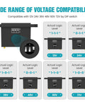 Voltage settings display for 12V 24V 36V 48V 60V 72V Battery Monitor Meter Waterproof LED Battery Capacity Voltage Indicator