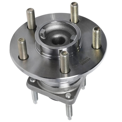 Rear Wheel Bearing Hubs With ABS 5 Lug Fits Chevy Malibu 2004-2012 HHR 2008-2010 Cobalt 2009-2010 Pontiac G6 2005-2010 Saturn Aura 2007-2009 Replacement Wheel Bearing And Hubs Assembly