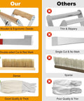 Comparison of wooden and ergonomic tools in All In One Beekeeping Starter Kit For Beginners vs thin and slippery alternatives