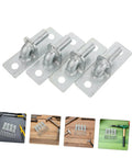 Built Like A Tank Rock Solid Wall Mounted Fence Post Hinges Set Of Four Premium Stainless Steel Gate Brackets With Zero Rust Finish.