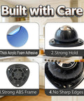 Heavy Duty Self Adhesive Furniture Casters 8 Pack Stick On Swivel Wheels With Killer Strength Adhesive for strong hold and sturdy design.