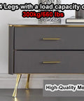 Four Piece Metal Furniture Legs With Anti Slip Pads For Tables Cabinets Couch And Bookcase Heavy Duty DIY Replacement Feet