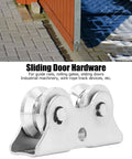 V Groove Wheel Sliding Gate Caster Heavy Duty Rigid Roller With Bracket For Inverted Track Rolling Gate Industrial Carts
