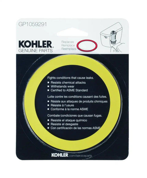 Kohler GP1059291 Genuine Canister Seal Replacement For Single Flush Class 5 And Class 6 Toilets packaging image
