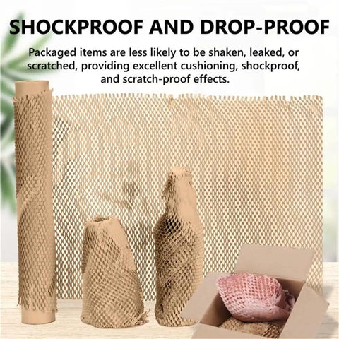 Electric Honeycomb Paper Roll Dispenser Built Tough For Cranking Out Packages Flawless Wrapping Paper Stretching Machine cushioning wrap protecting items