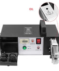 Heavy Duty Electric Terminal Crimping Machine And Automatic Wire Crimper For Insulated Terminals control panel with buttons and indicators.